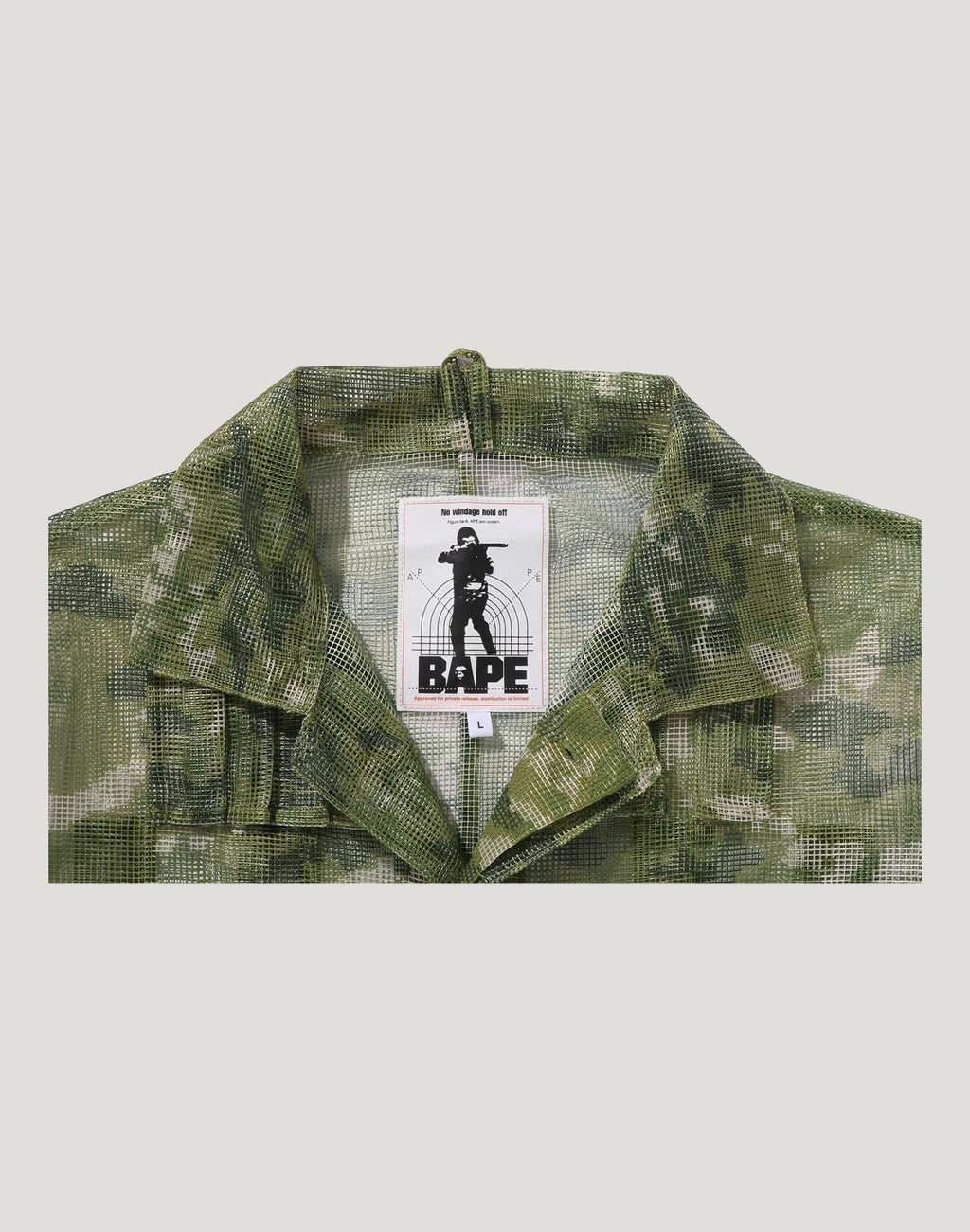 MULTI PIXEL CAMO MASK HOODED SHIRT JACKET MENS