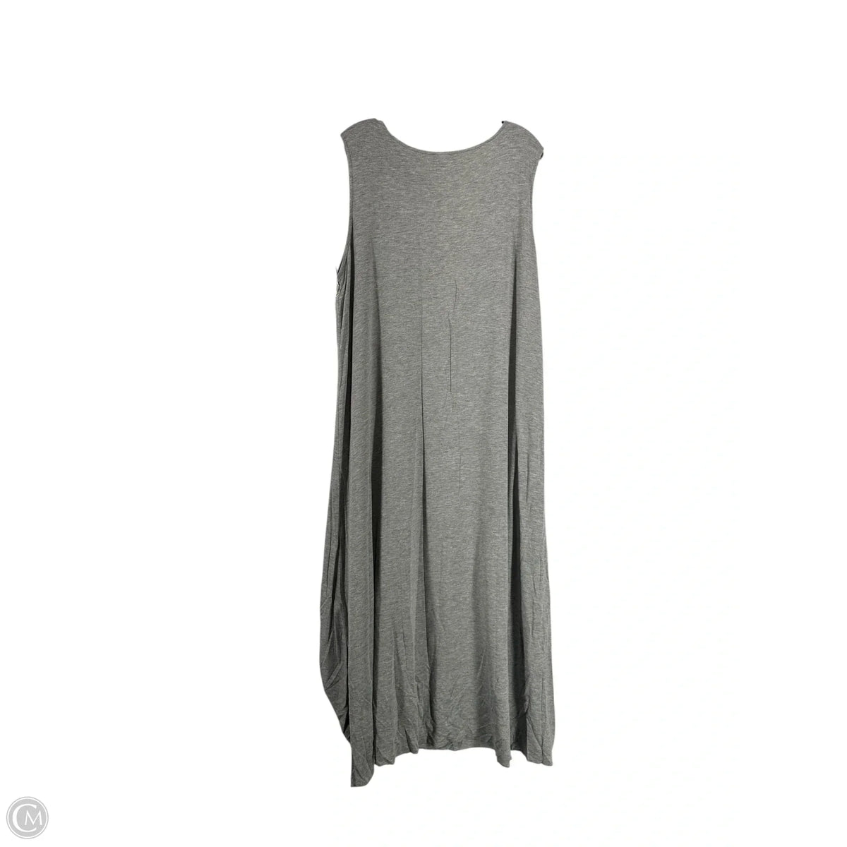 Dress Casual Maxi By Chicos In Grey, Size: 4