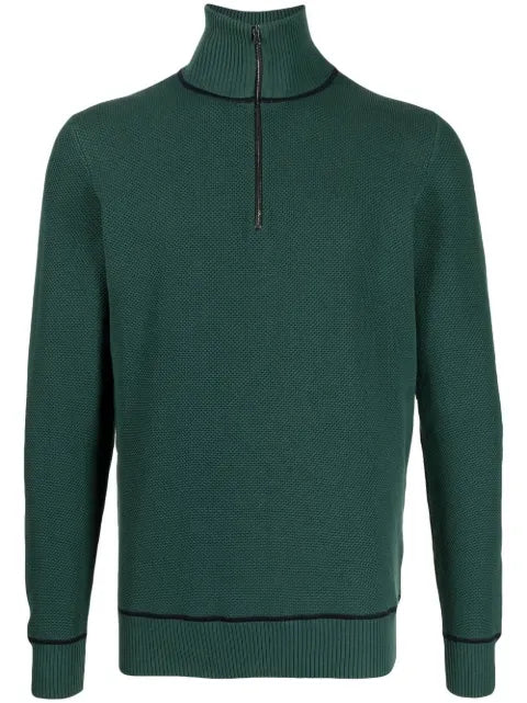 Pringle of Scotland half-zip cotton jumper