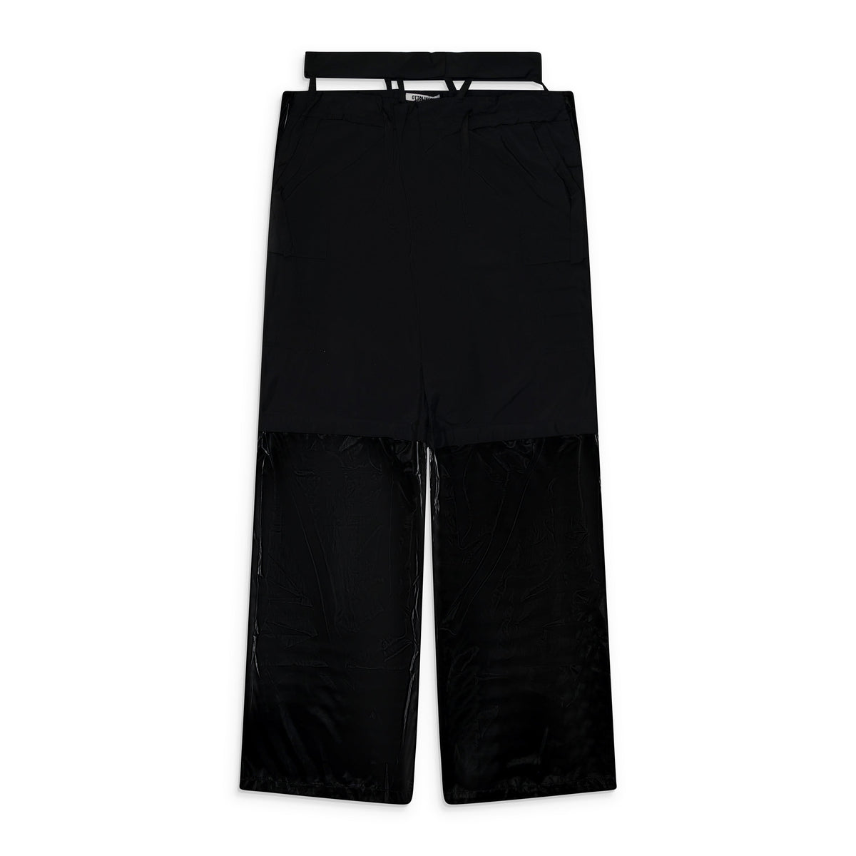 Black Baggy Cargo Pants Black