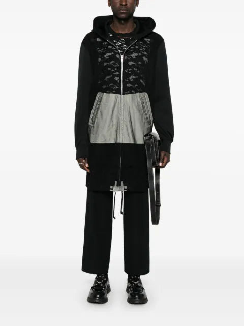 Comme des Garçons Homme Plus lace-detailing jacket
