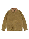 Fortela Bristol corduroy-collar jacket
