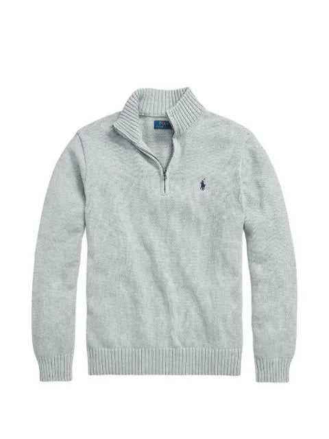 Polo Ralph Lauren Pony-embroidered quarter-zip sweater