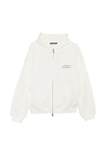 COLE BUXTON logo-print zip-up hoodie