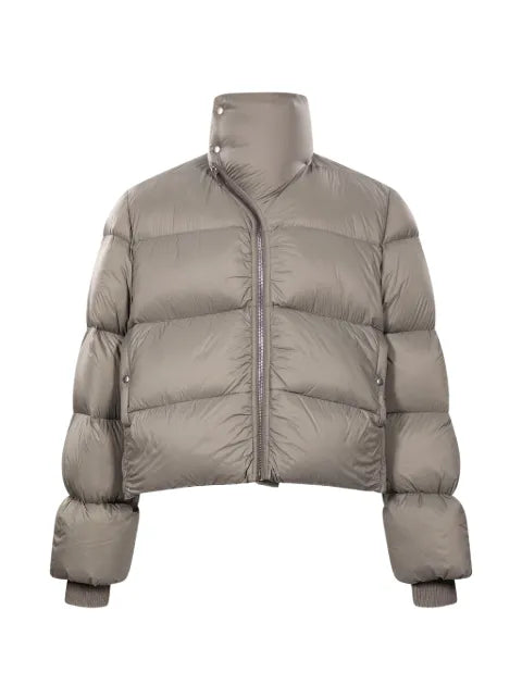 Rick Owens quilted funnel-neck jacket