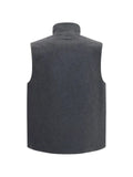 Lardini high-neck zip-up gilet
