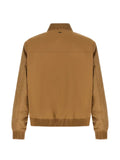 BOSS water-repellent jacket with monogram-pattern sleeves