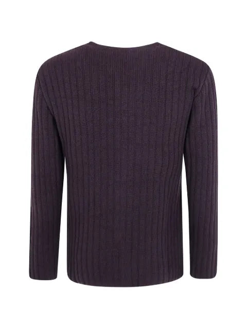 Lardini Le Origini ribbed-knit button-up cardigan