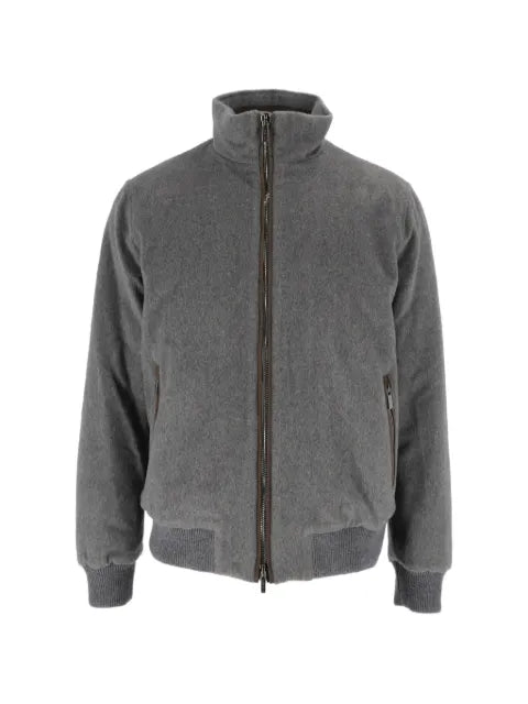 Peserico ribbed-trim jacket