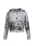 LA MASKARADE trompe-l'oeil-print hoodie