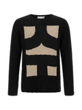 Comme Des Garçons Shirt intarsia-knit crew-neck sweater