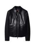 RRD zip-up faux-leather jacket