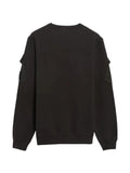 Stone Island logo-patch cotton sweatshirt