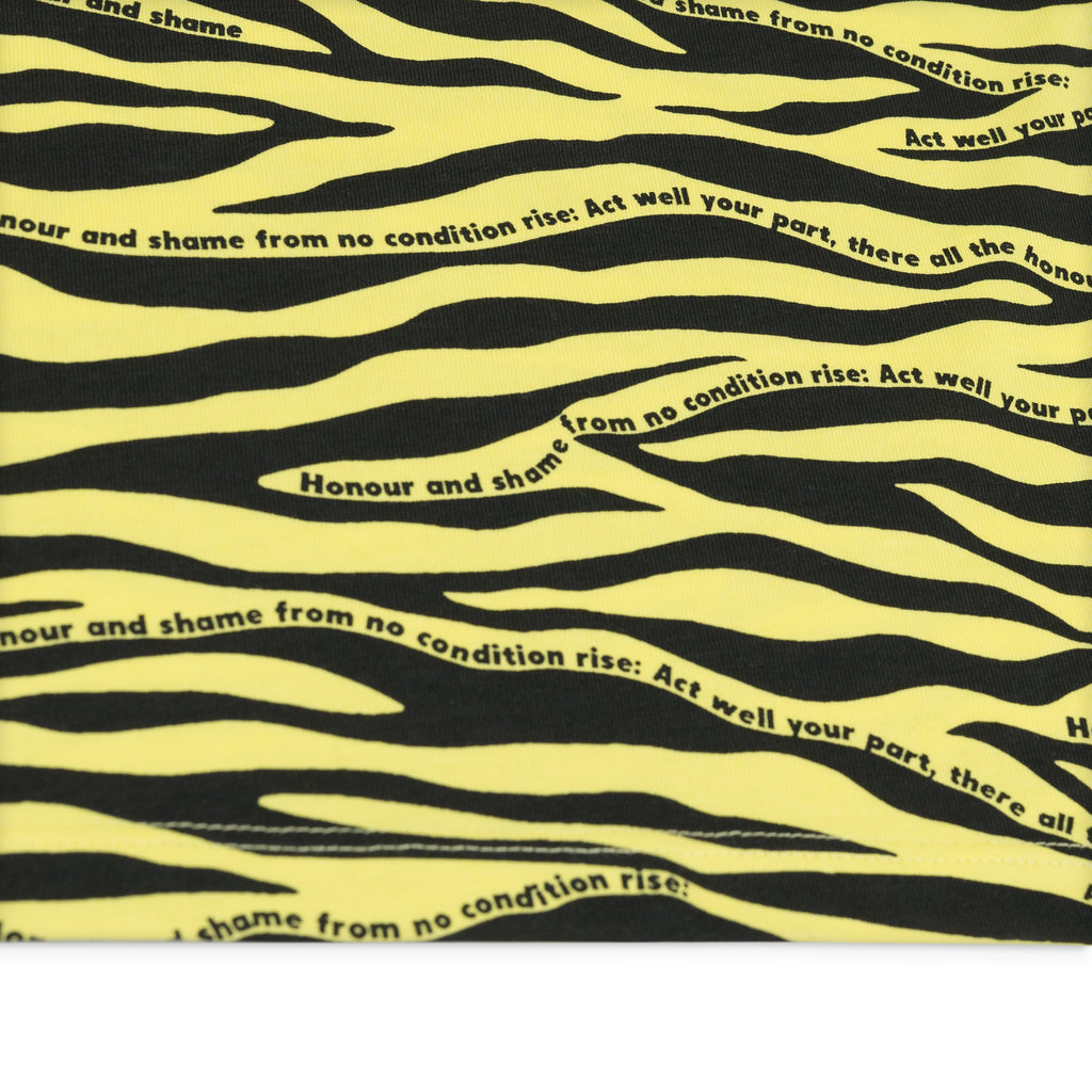 Yellow Zebra Print T-Shirt