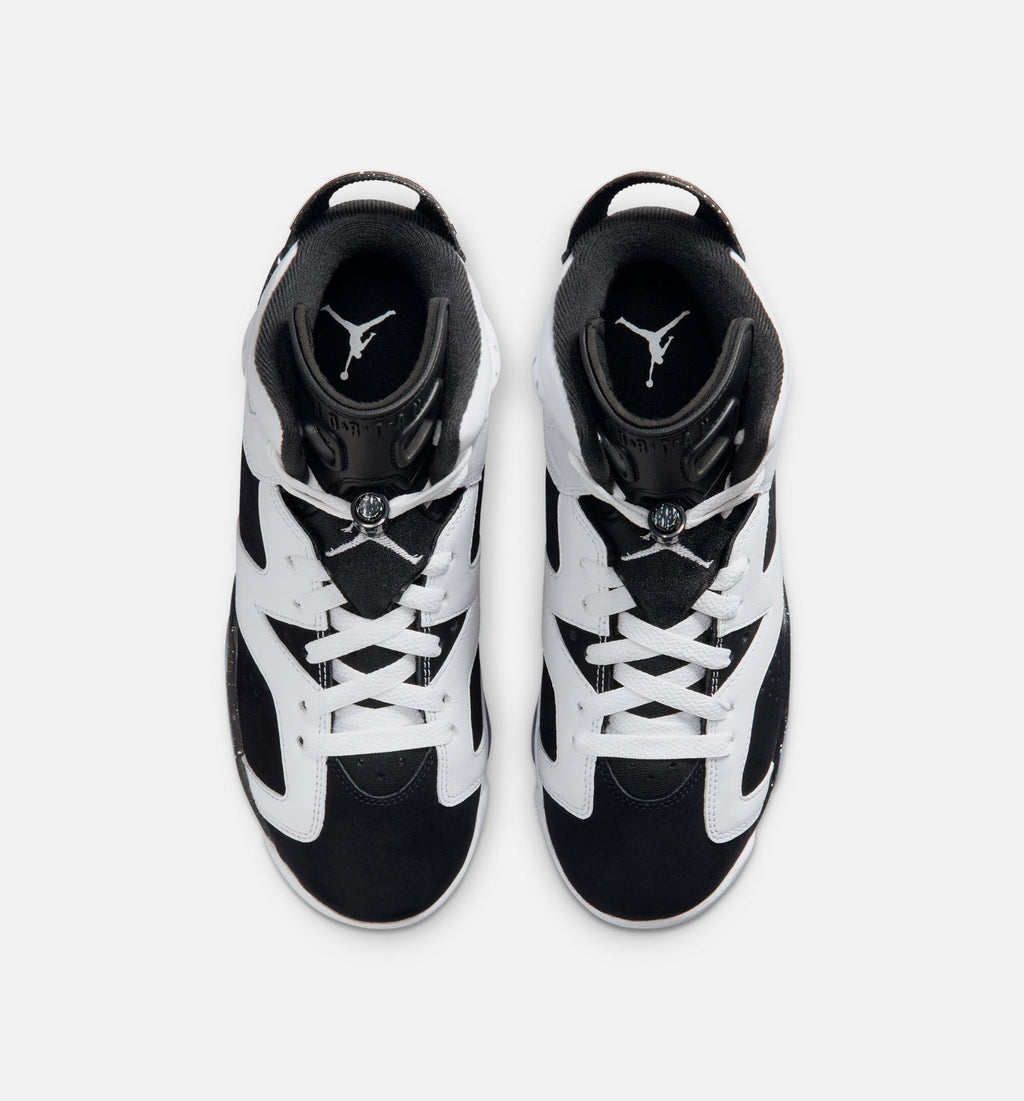 Air Jordan 6 Retro Black and White Big Kids' Lifestyle Shoes - Black/White
