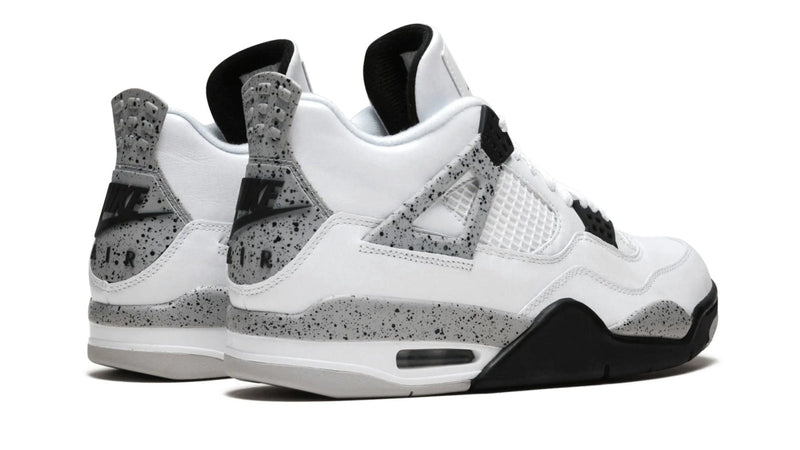 Air Jordan 4 Retro OG 'White Cement' – The Original Grail with Fire Red Accents & Cement Grey Speckle