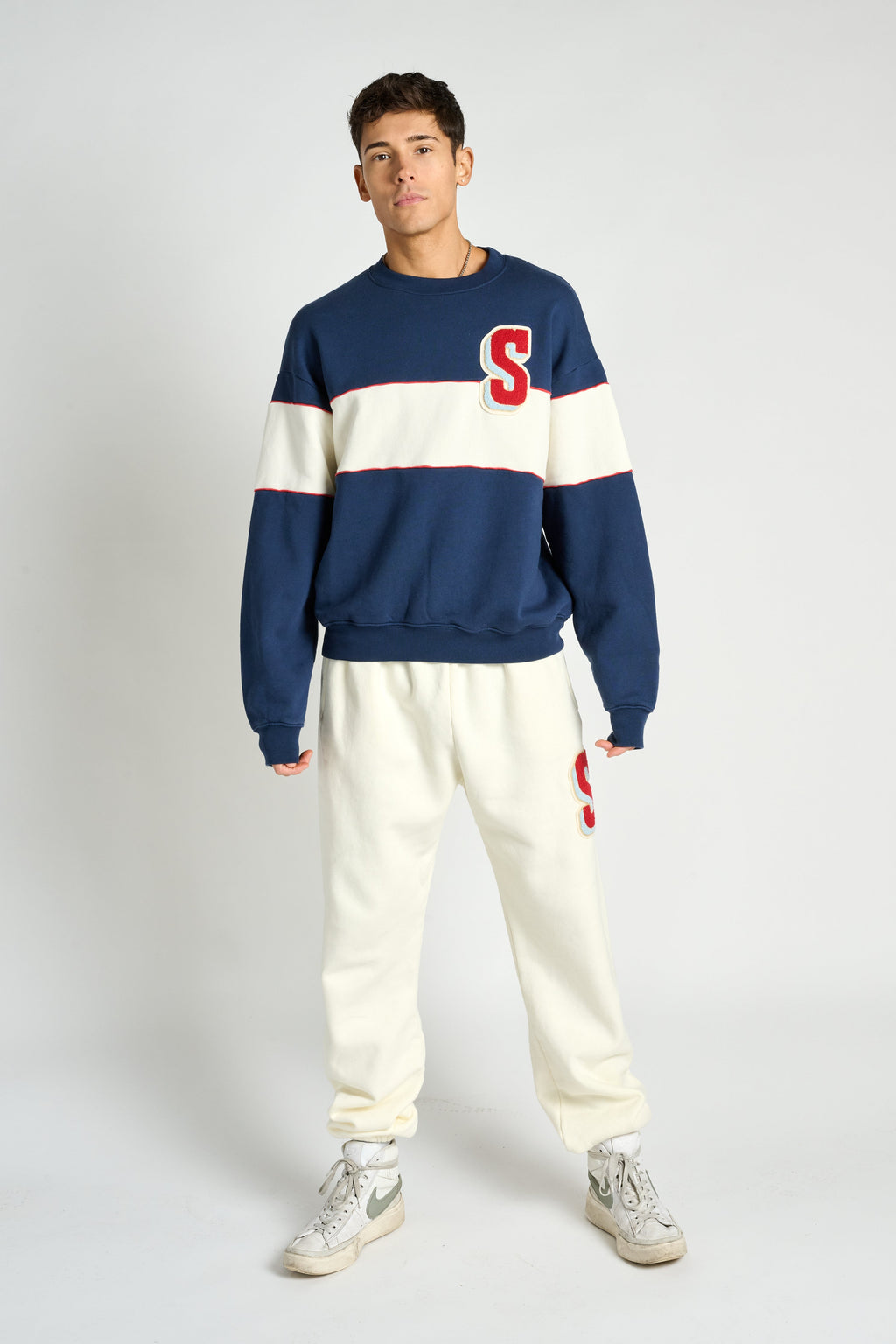 Dakota Rugby Crew Neck w/ Chenille Patch
