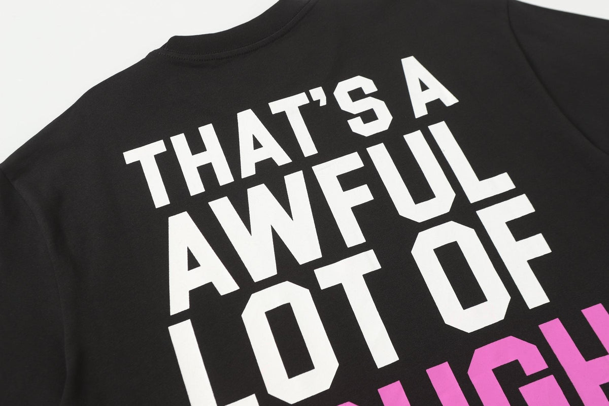 THAT'S A AWFUL LOT OF COUGH SYRUP Front & Back Graphic Short-Sleeve T-Shirt
