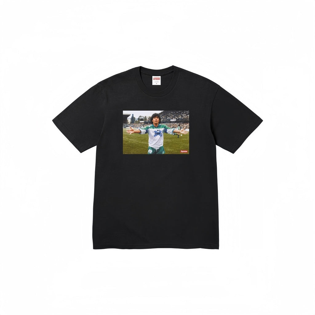 Supreme Maradona No Drug Graphic T-Shirt