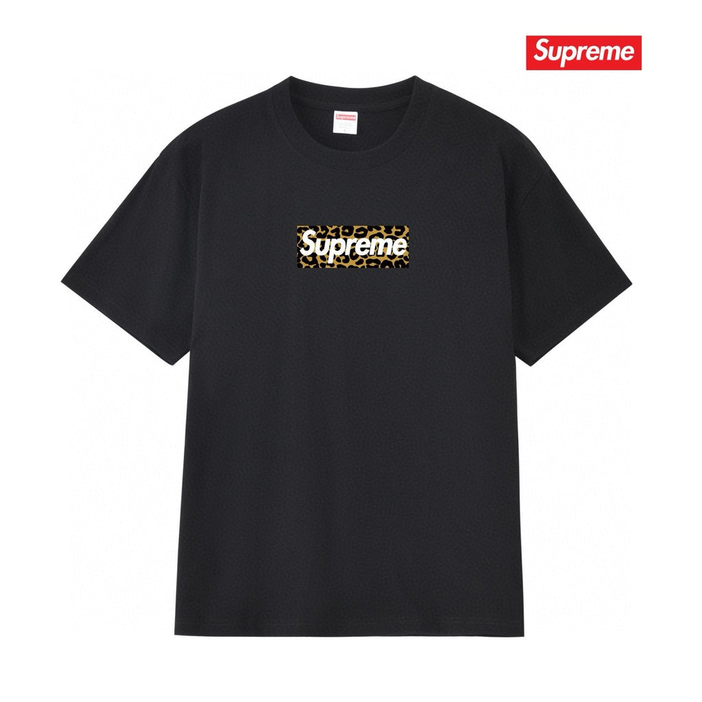 Supreme Shanghai Leopard Graphic T-Shirt