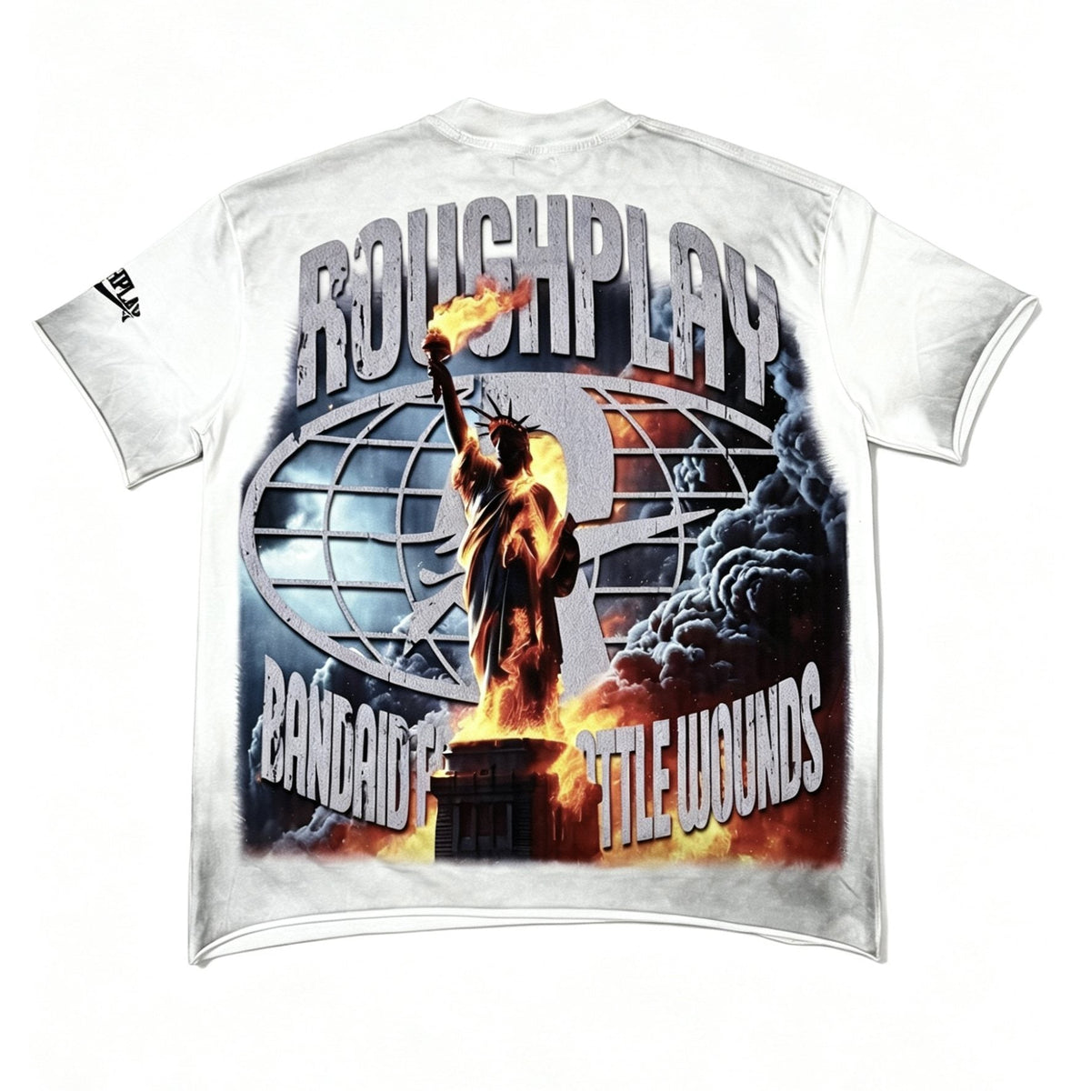 Rough Play Statue of Liberty Graphic T-Shirt