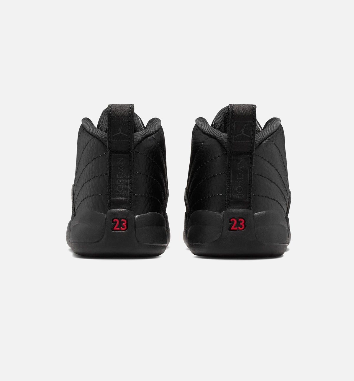 Air Jordan 12 Retro 'Bloodline' - Infant/Toddler Lifestyle Sneaker (Black/Varsity Red)