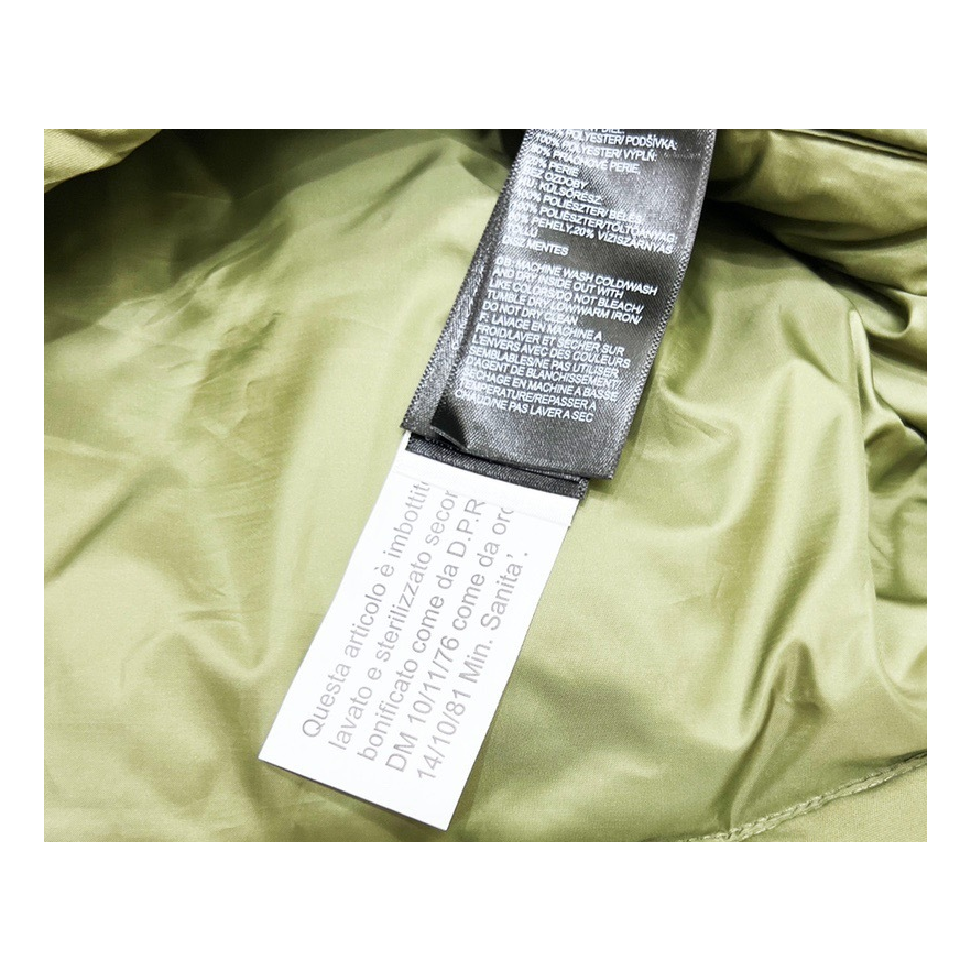The North Face Fleece-Panel Puffer Jacket with Stand Collar - Olive