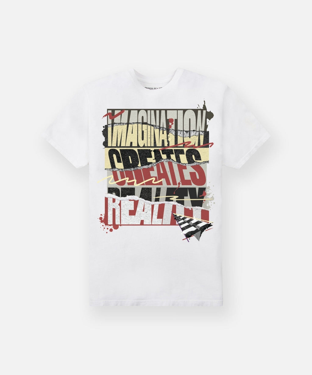 Paper Planes Imagination Creates Reality Tee