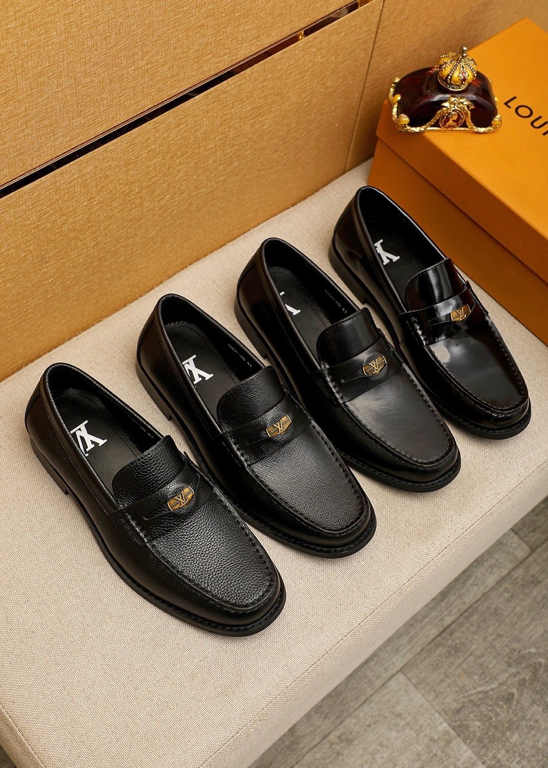 Louis Vuitton Black Hardware Loafers