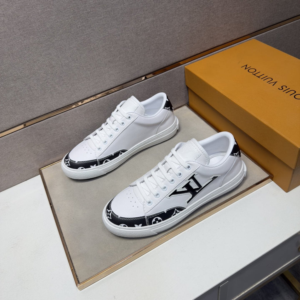 Louis Vuitton Monogram Accent Low-Top Sneakers