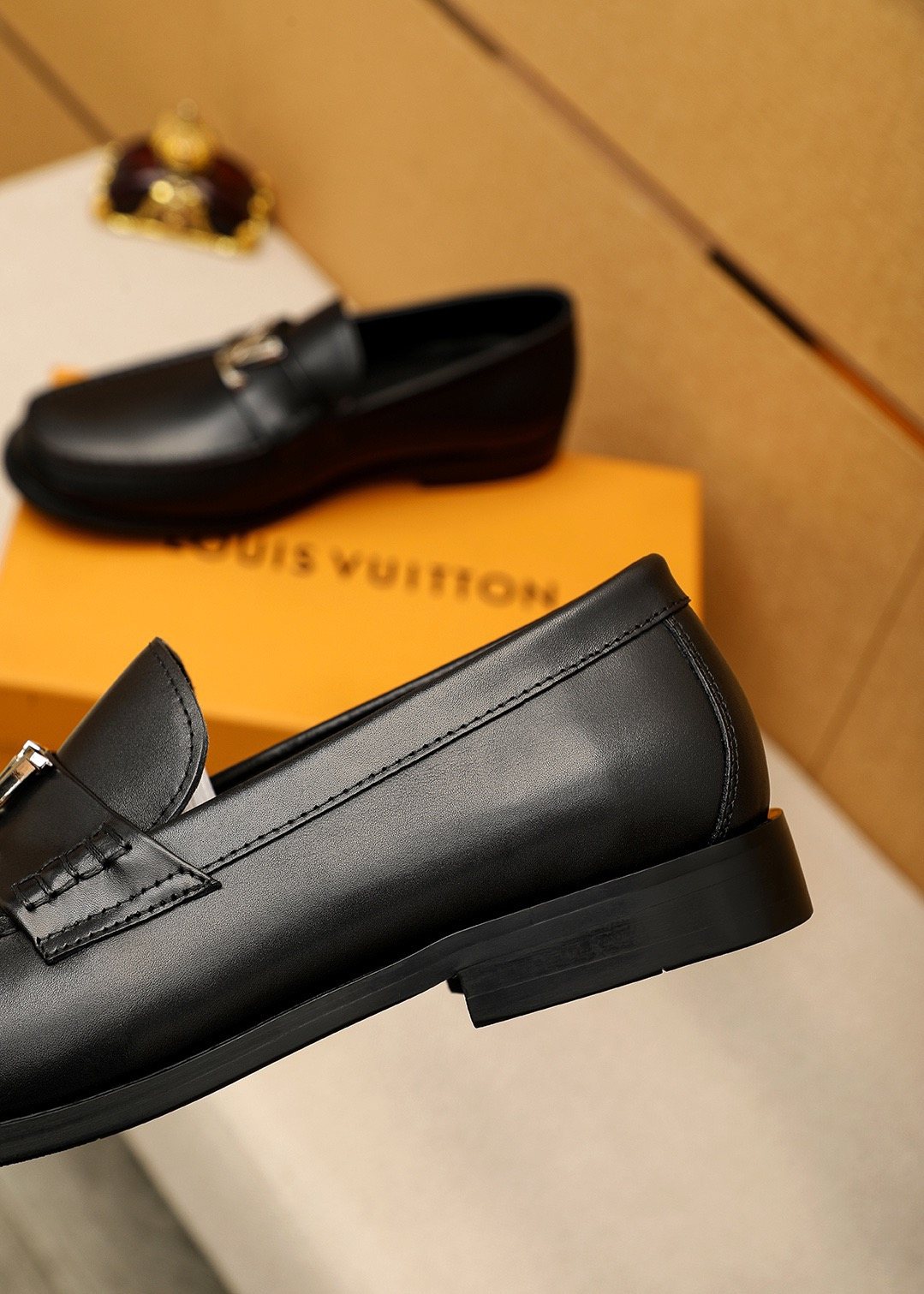 Louis Vuitton Black Hardware Loafers